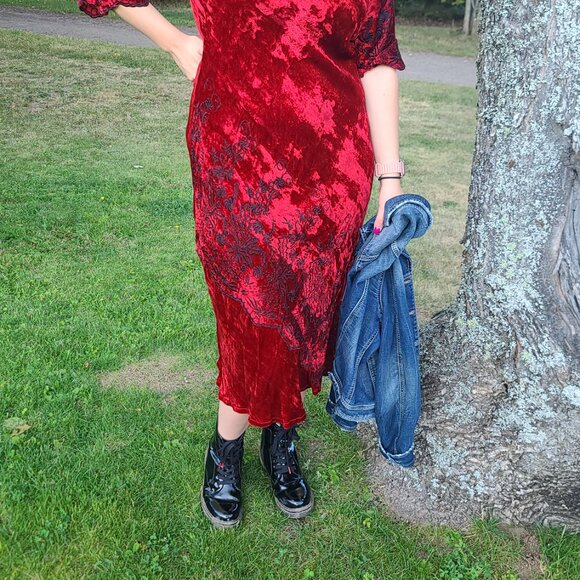 April Cornell Red Dress - Picture 5 of 10